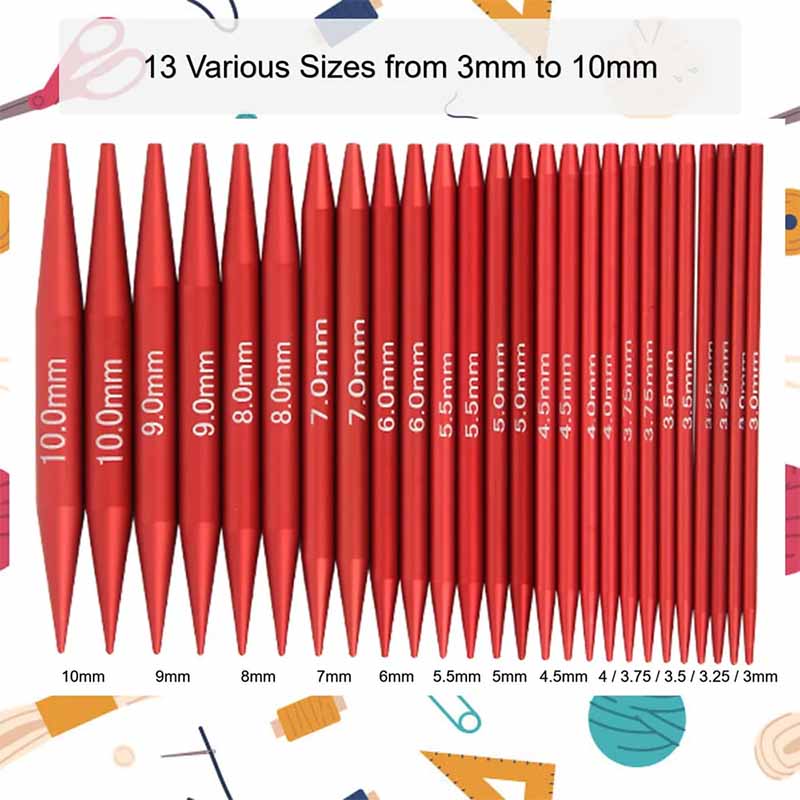 25PCS Knitting Needles Set Int - Knitting Needle Circular recension och pris