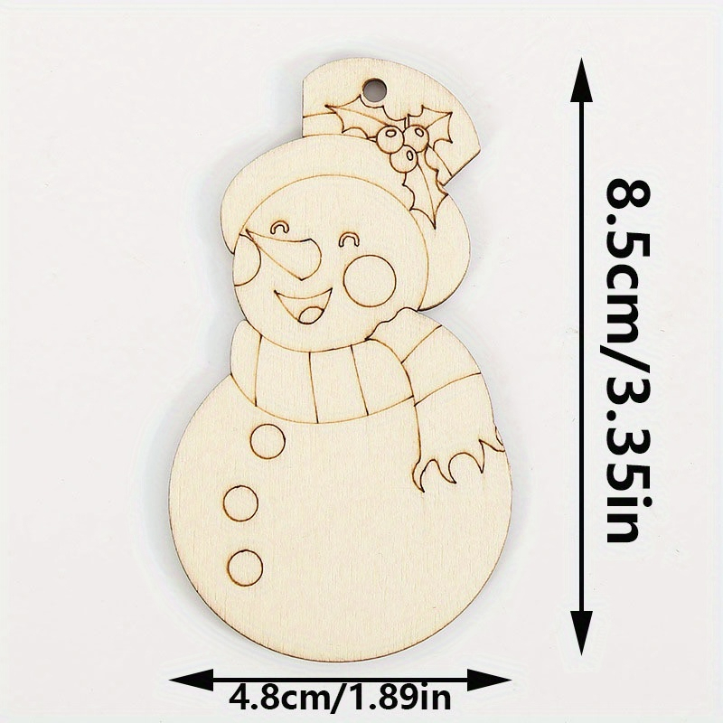 Paintable Blank Wooden Christm - Art And Craft For Xmas recension och pris