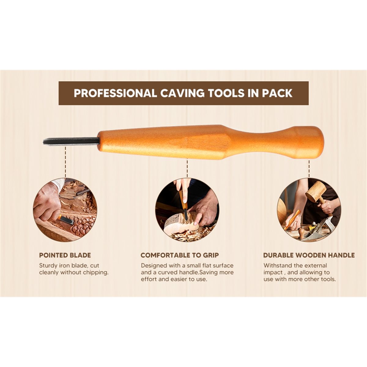 5 Pcs Carving Tools Set - Tria - Linocut Carving Tool recension och pris
