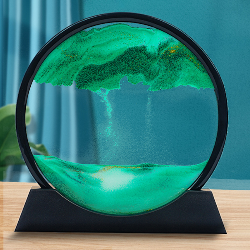 New！1Pcs 3D Hourglass Quicksan - Art Craft Movement recension och pris