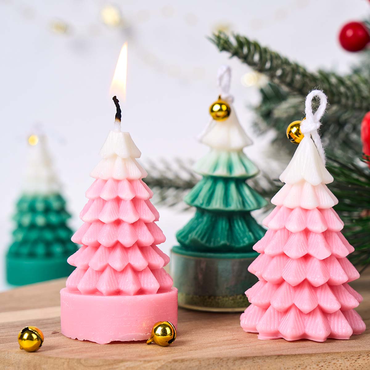 3D Christmas Tree Silicone Can - Art And Craft For Xmas recension och pris