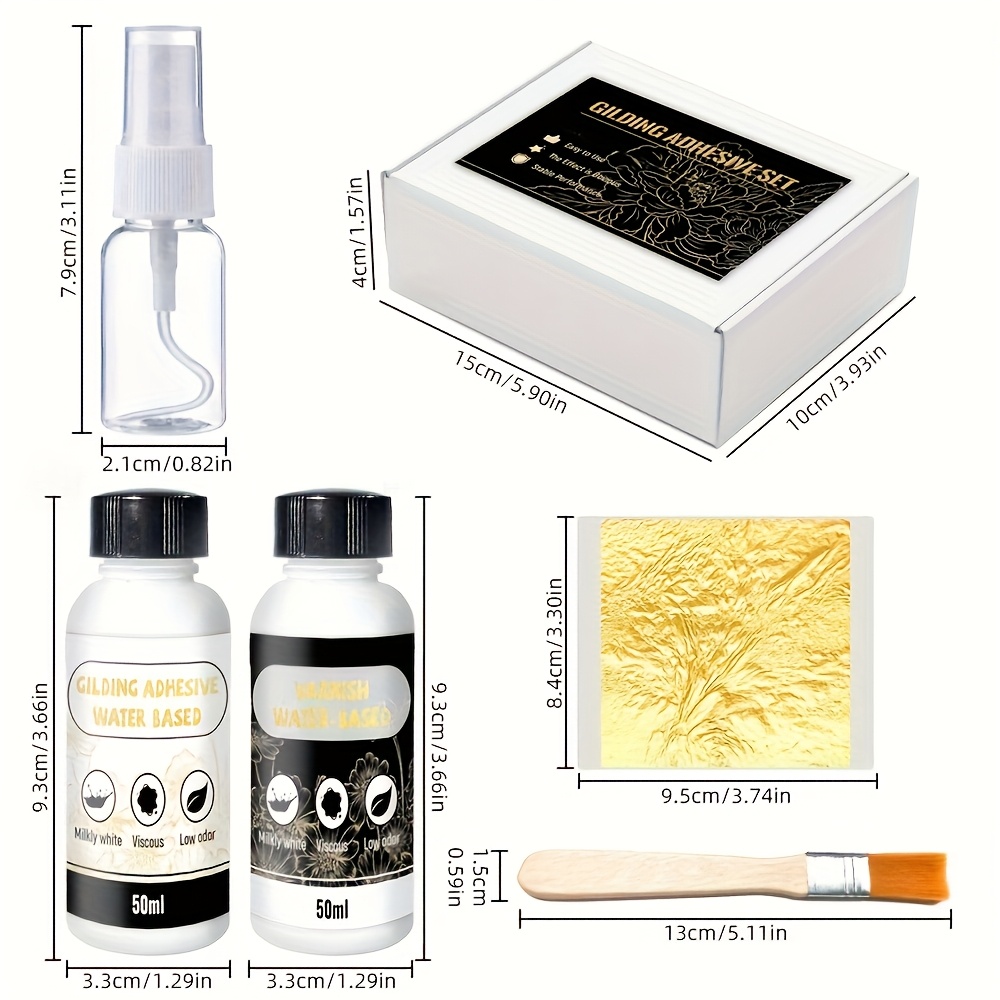 50ml+50ml Golden Leaf Glue, pr - Art Craft Using Leaves recension och pris
