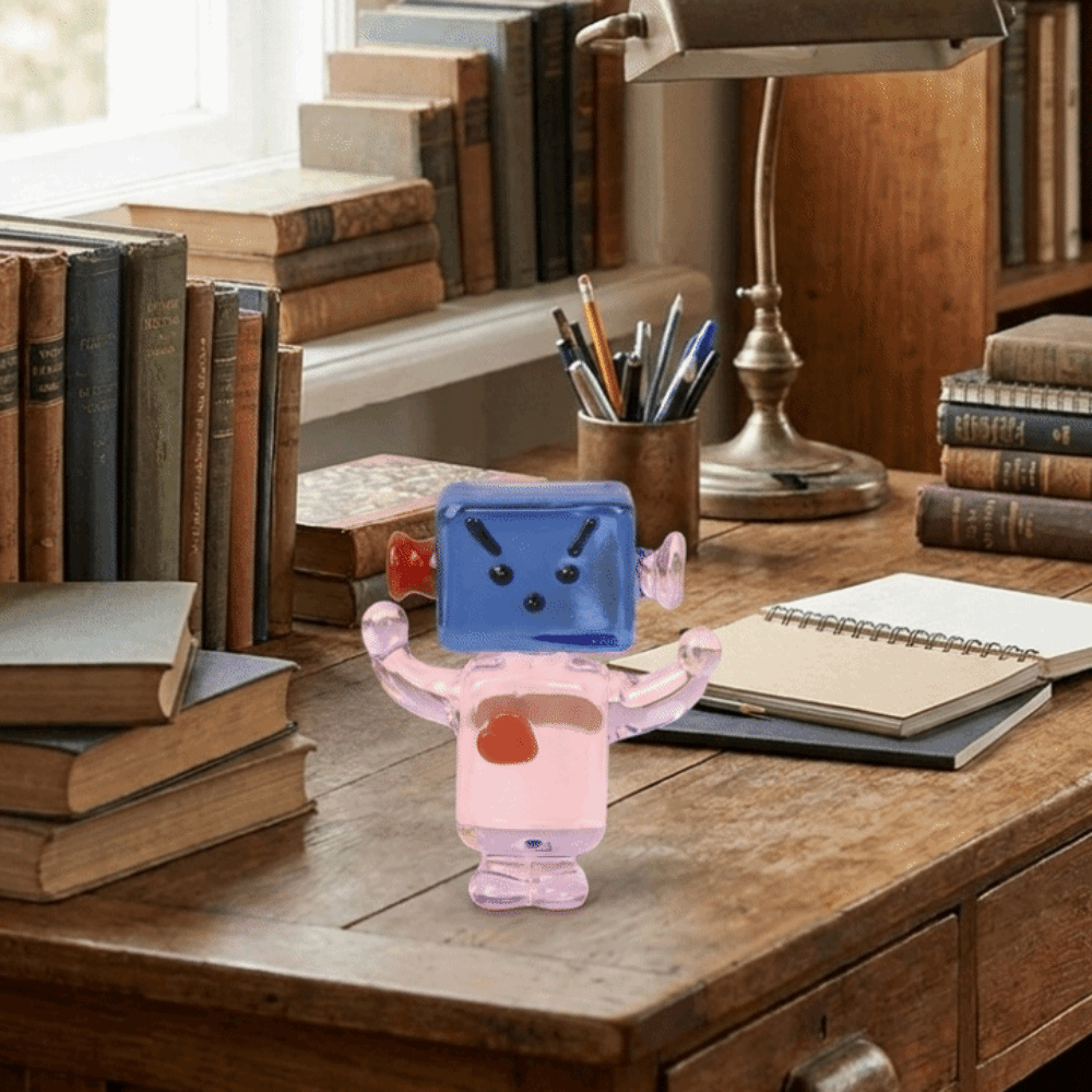 Cute Colorful Face Robot Ornam - Art Craft Robot recension och pris