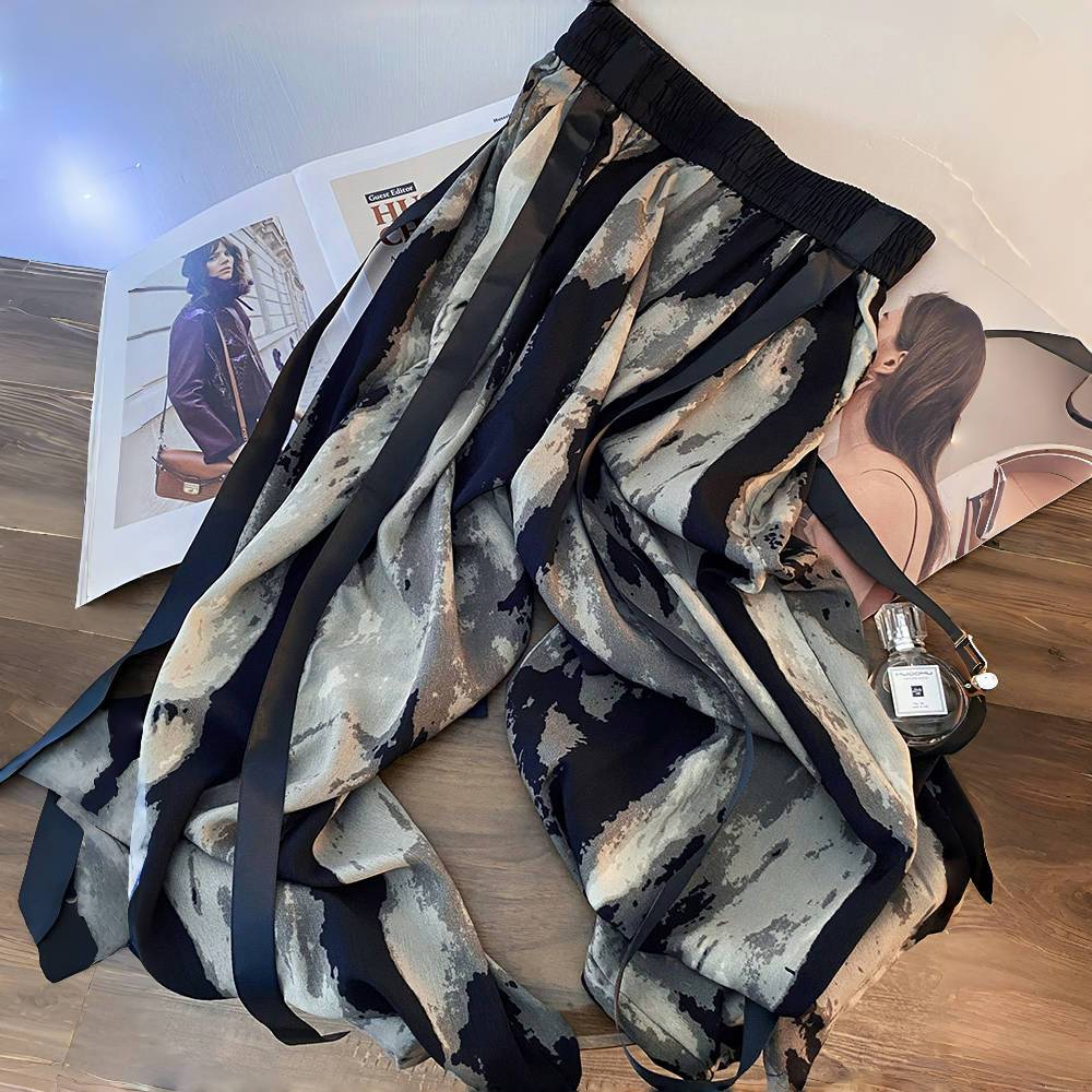 Ice Silk Wide-leg Pants 2024 S - Silk Painting Dye recension och pris