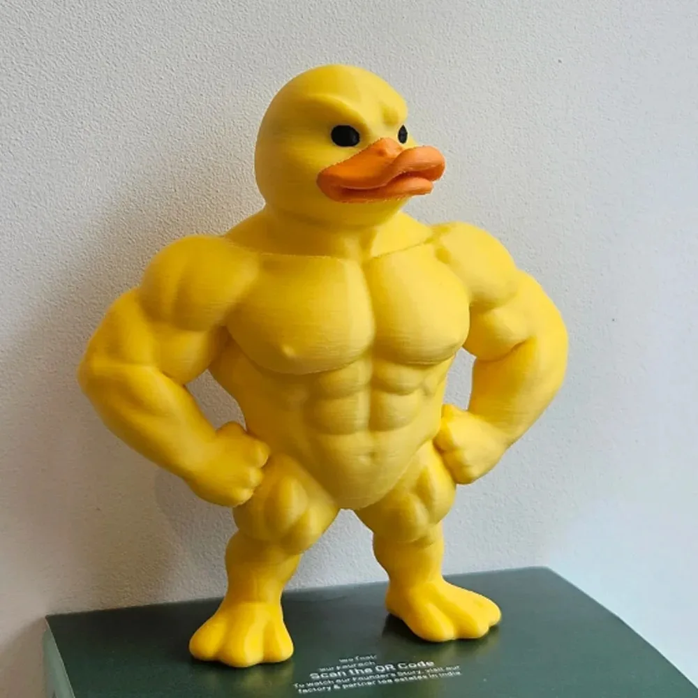 Muscle Duck Statue -3D Desktop - Art Craft Duck recension och pris