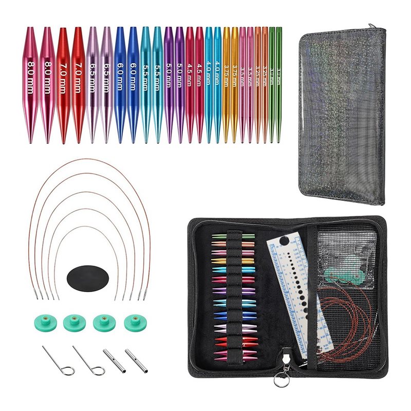 Short Interchangeable Knitting - Knitting Needle Circular recension och pris