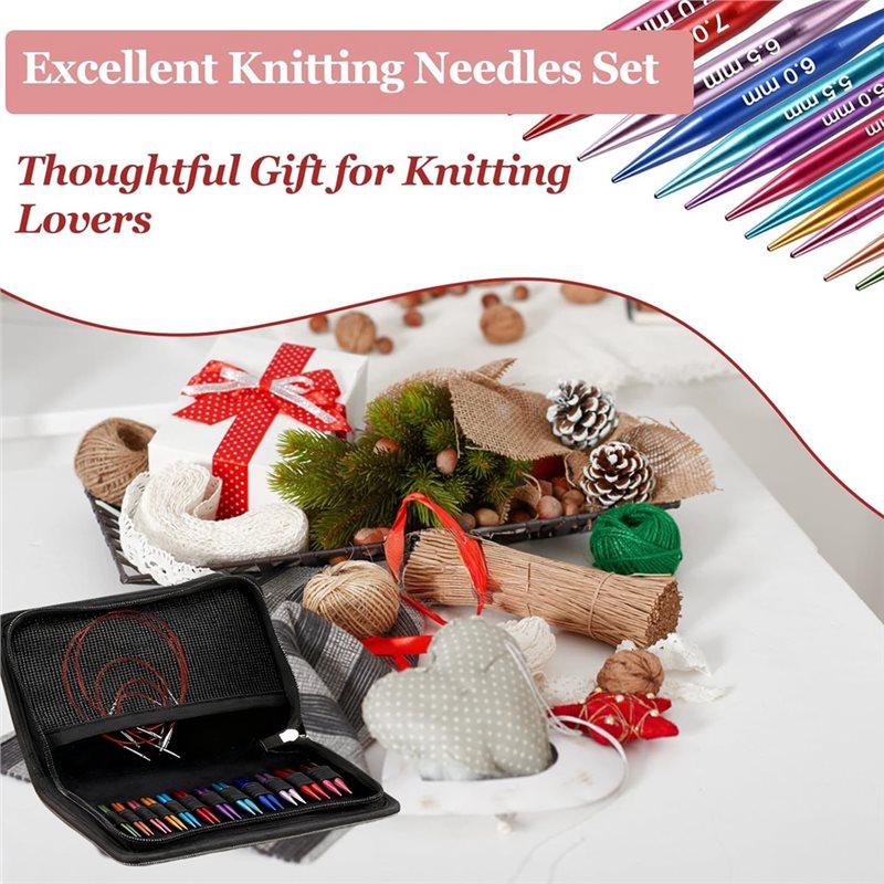 Short Interchangeable Knitting - Knitting Needle Circular recension och pris