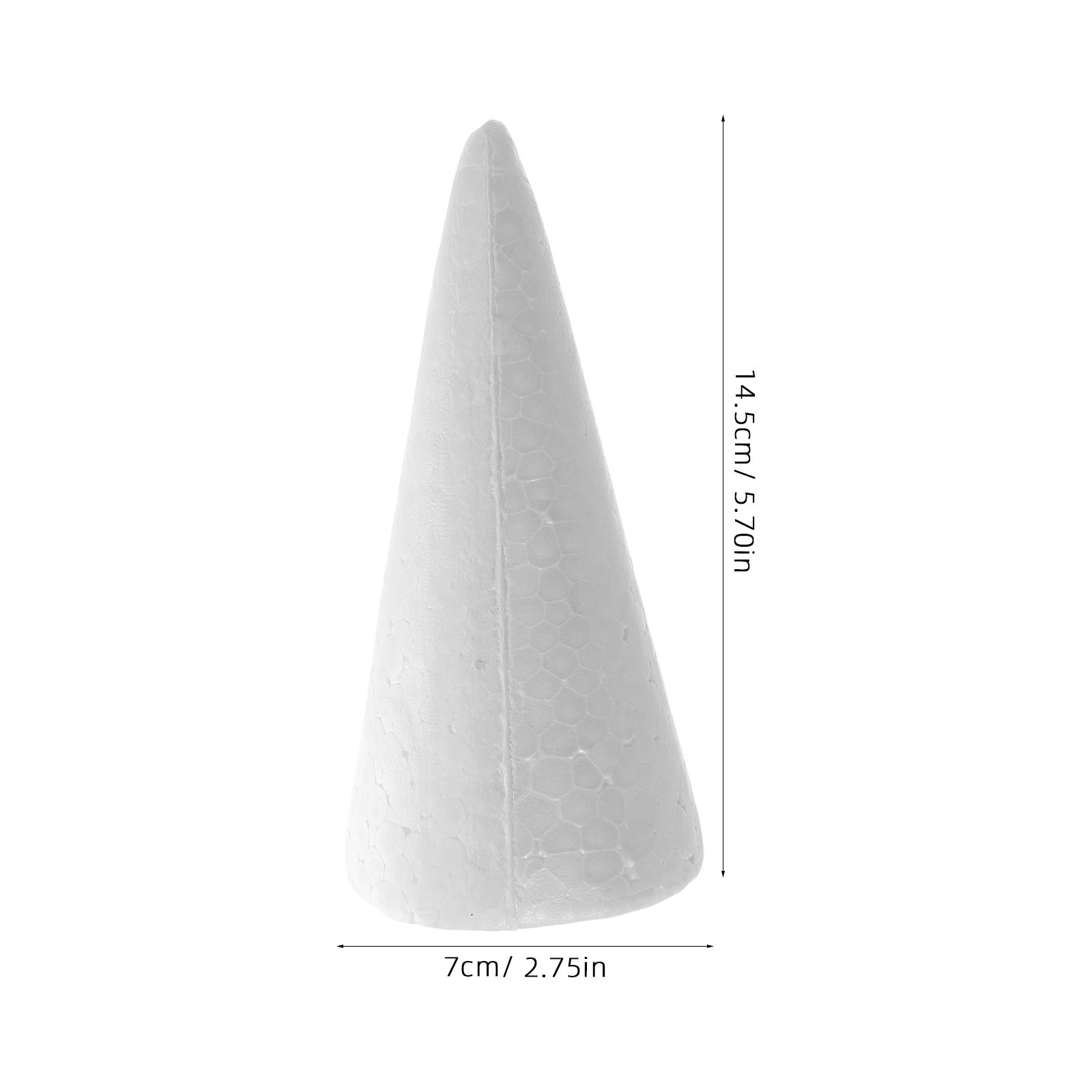12pcs Foam Cones 15Cm White Di - Art Craft Christmas Tree recension och pris