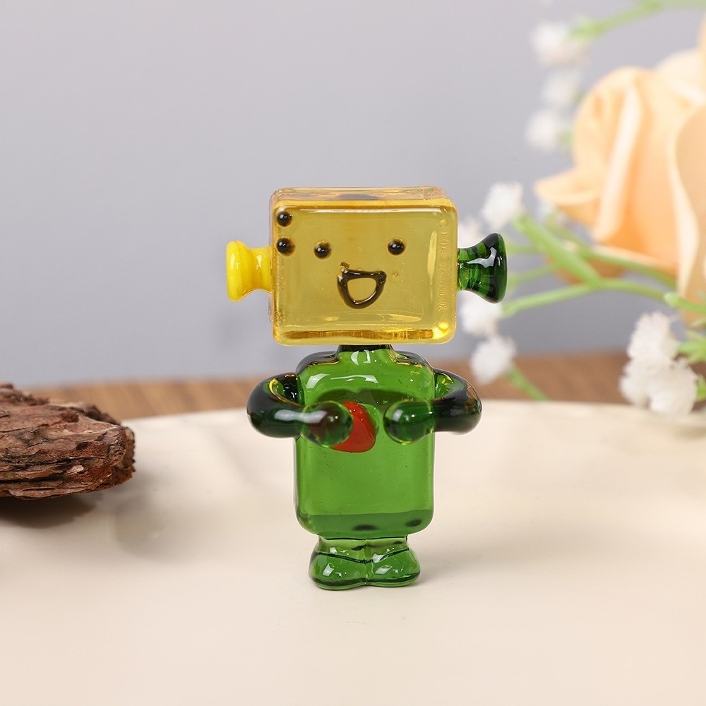 Cute Colorful Face Robot Ornam - Art Craft Robot recension och pris