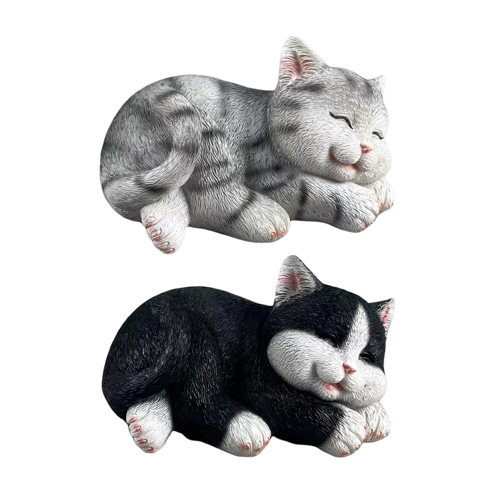 Cat Figurine Garden Statue Cre - Art Craft Cat recension och pris