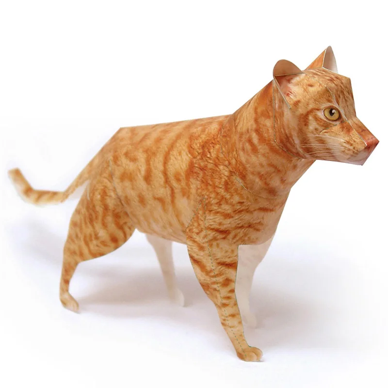 Ocicat Cat Orange Tabby Origam - Art Craft Cat recension och pris