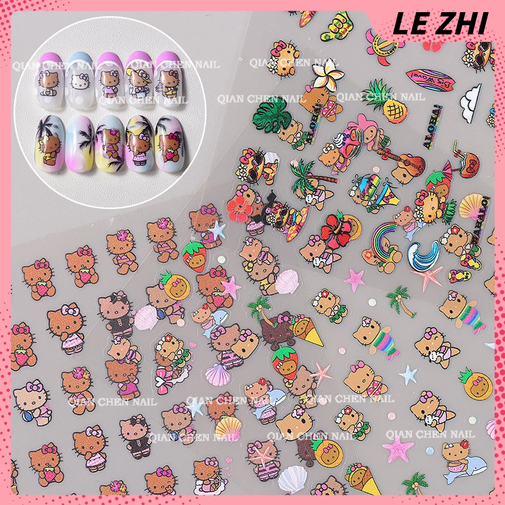 Kawaii Cartoon Nail Art Sticke - Art Craft Movement recension och pris