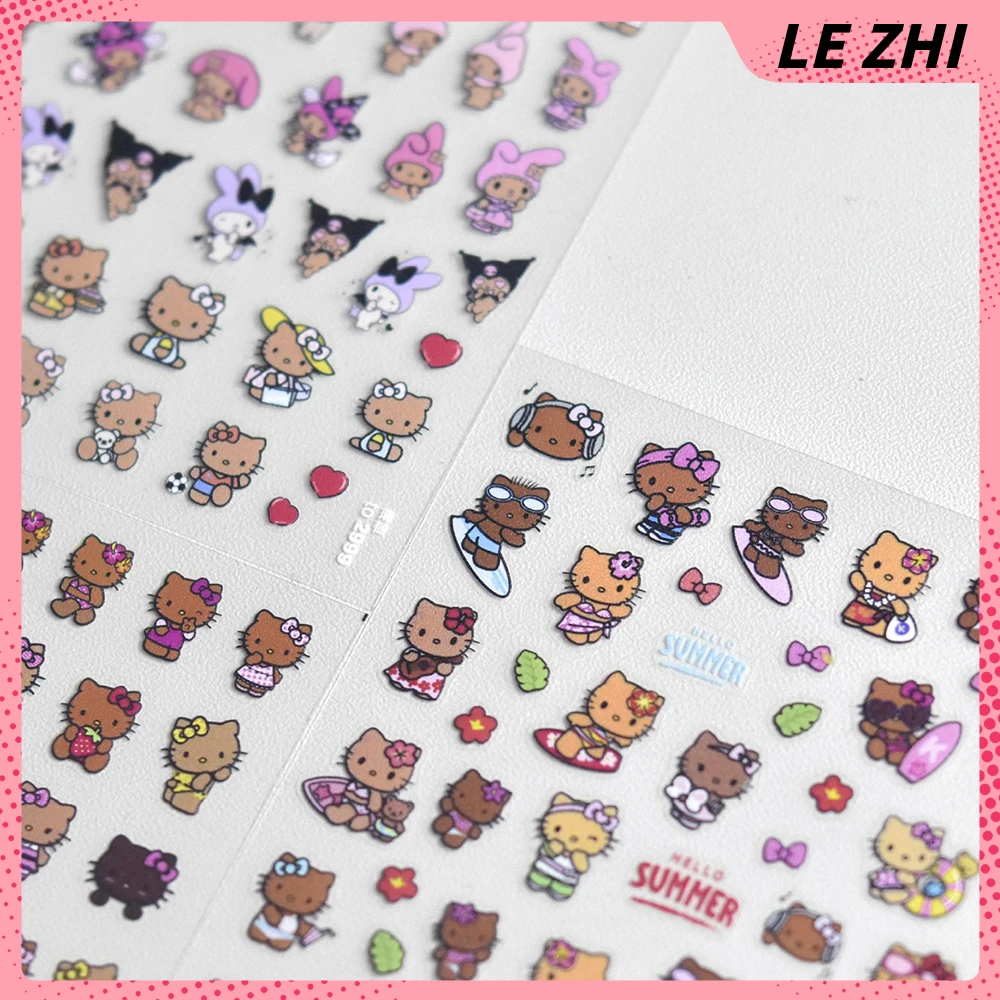 Kawaii Cartoon Nail Art Sticke - Art Craft Movement recension och pris